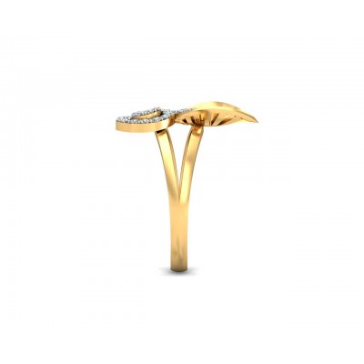 Sama Designer Diamond Ring in hallmarked gold
